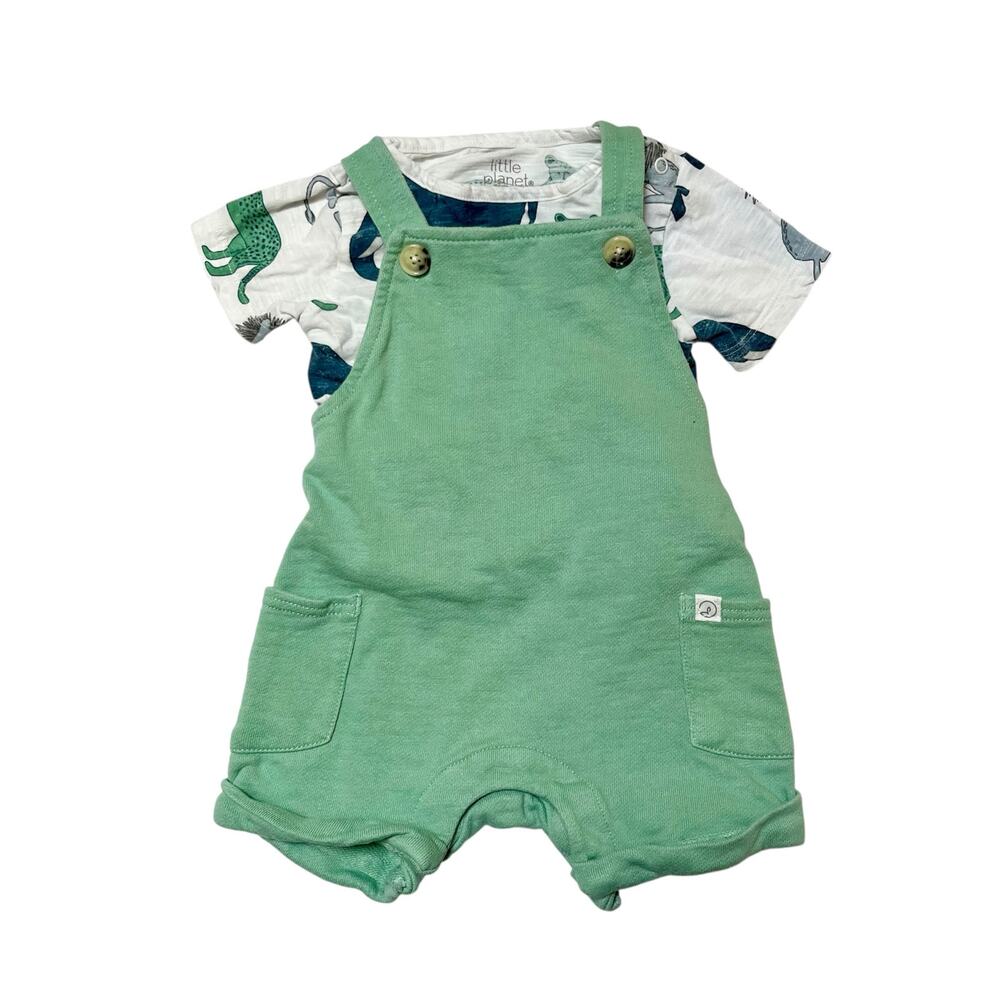Carter’s Little Planet Organic Shortall Set Size 12-18m